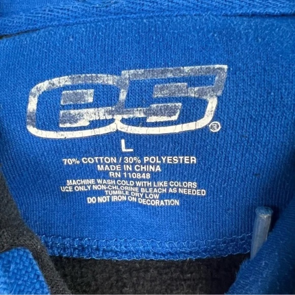 Duke Blue Devil’s Colllegiate Basketball sports Men's Black logo Hoodie large - Picture 4 of 5